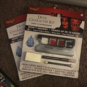 Devil Character Kit with Red and Black Paints
